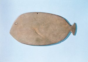 Palet in de vorm van een vis, Pre-dynastieke periode (5000-3100 v.Chr.)
